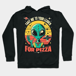 Pizza Alien Hoodie